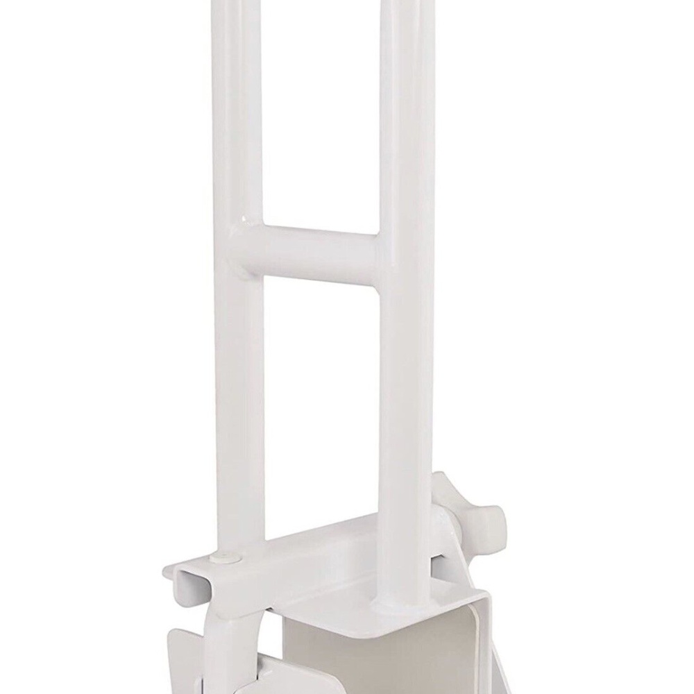 Vaunn Medical Bathtub Safety Rail Shower Grab Bar Handle White M775N-AAWH-APVM - Picture 2 of 5
